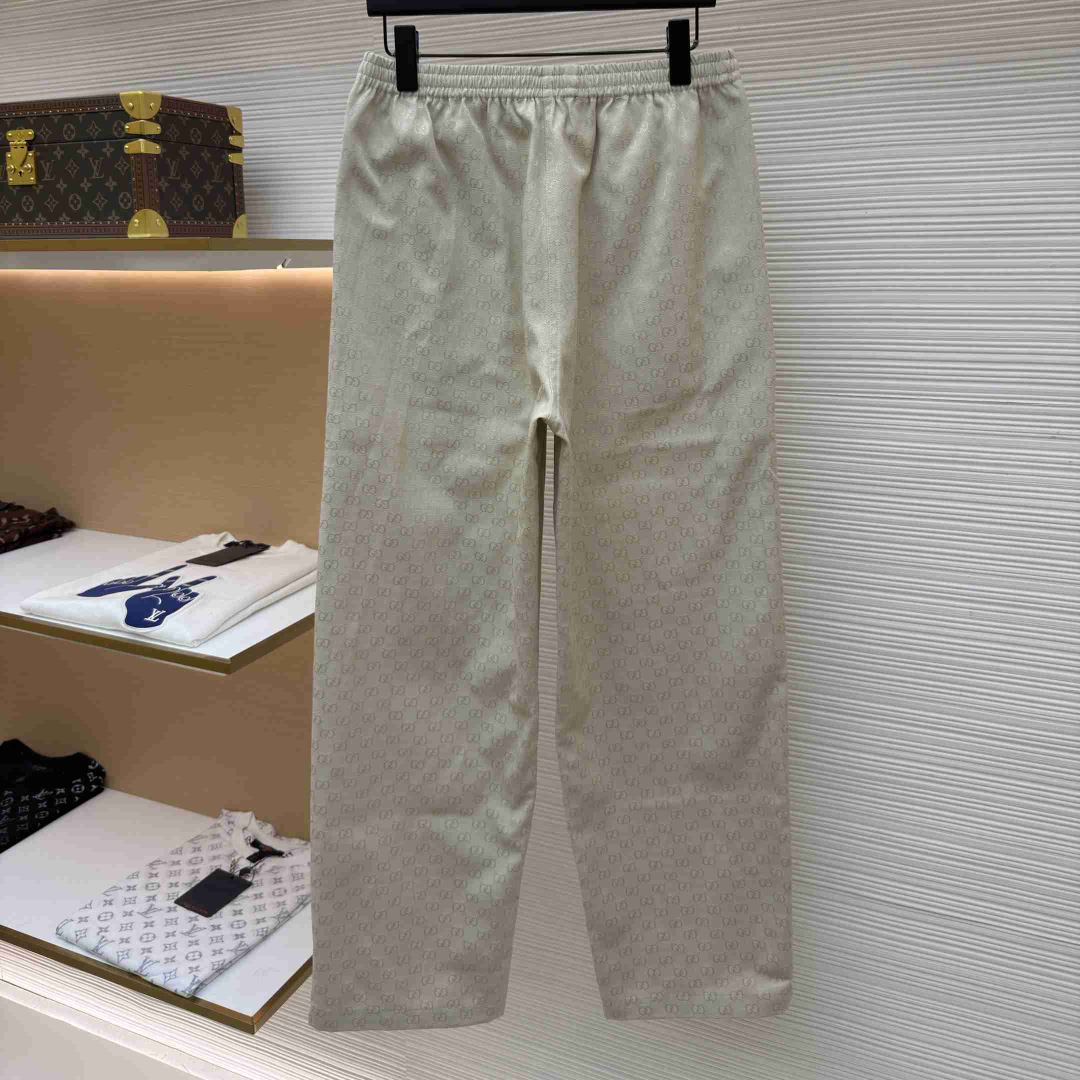 Gucci GG Cotton Canvas Pants - DesignerGu