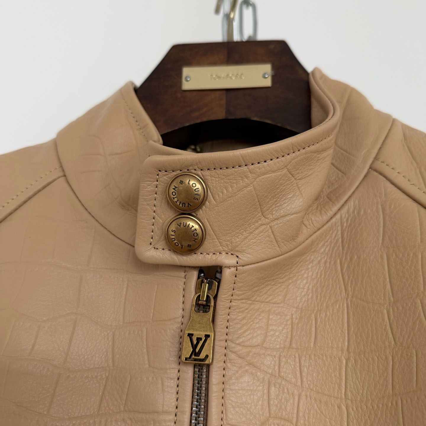 Louis Vuitton Leather Jacket - DesignerGu
