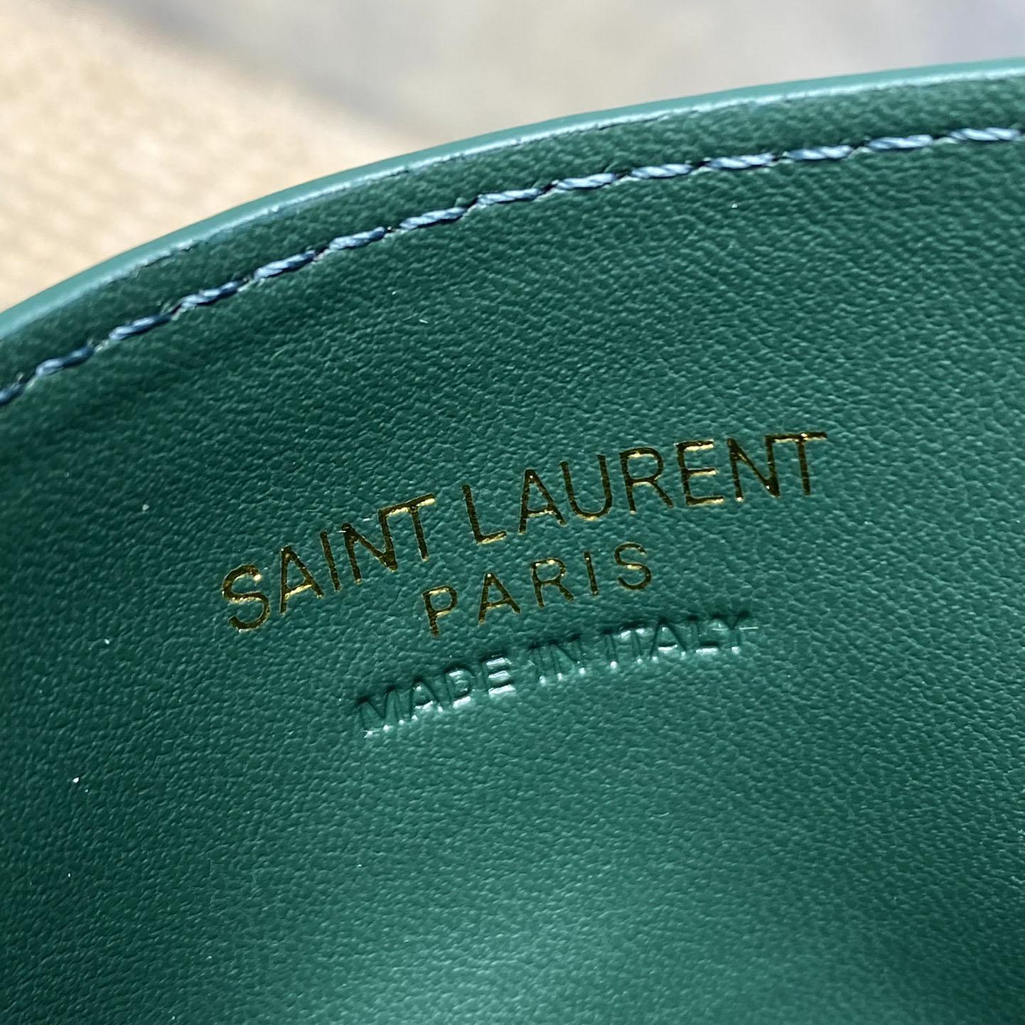 Saint Laurent Cassandre Card Case In Patent Leather - DesignerGu