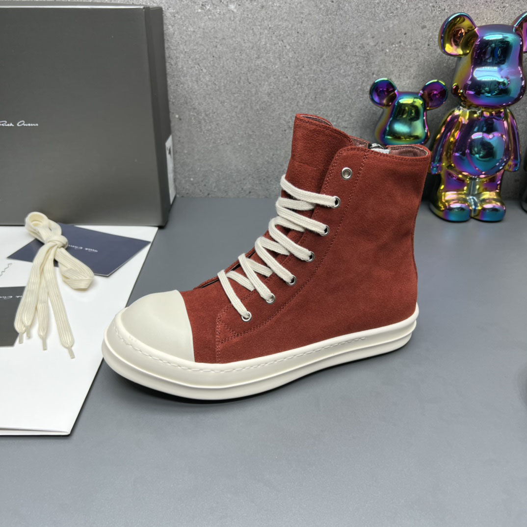 Rick Owens High Sneakers 'Bruise'  - DesignerGu