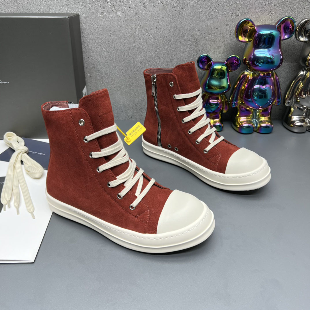 Rick Owens High Sneakers 'Bruise'  - DesignerGu