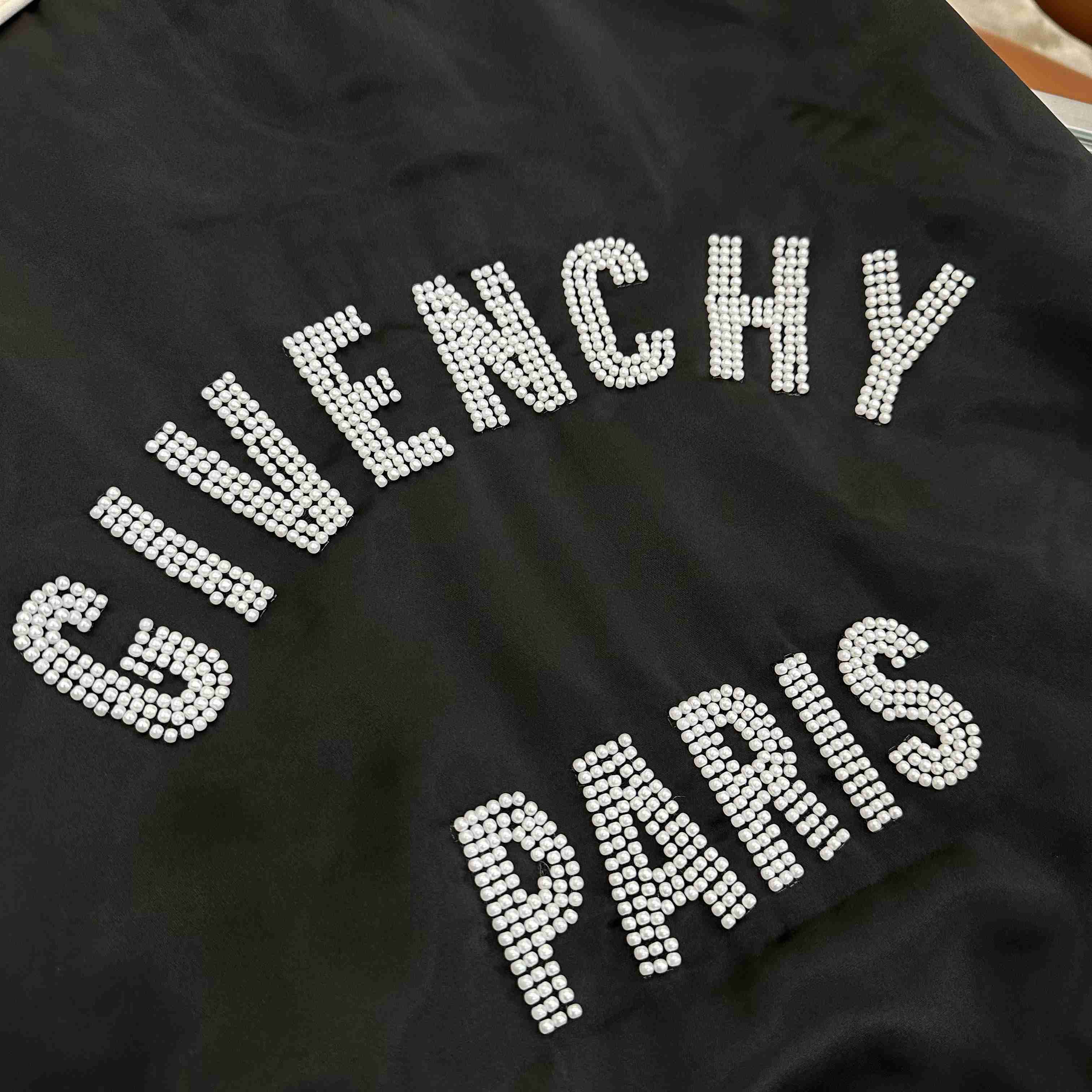 Givenchy Couture Seam Souvenir Jacket With Givenchy Paris Pearls - DesignerGu