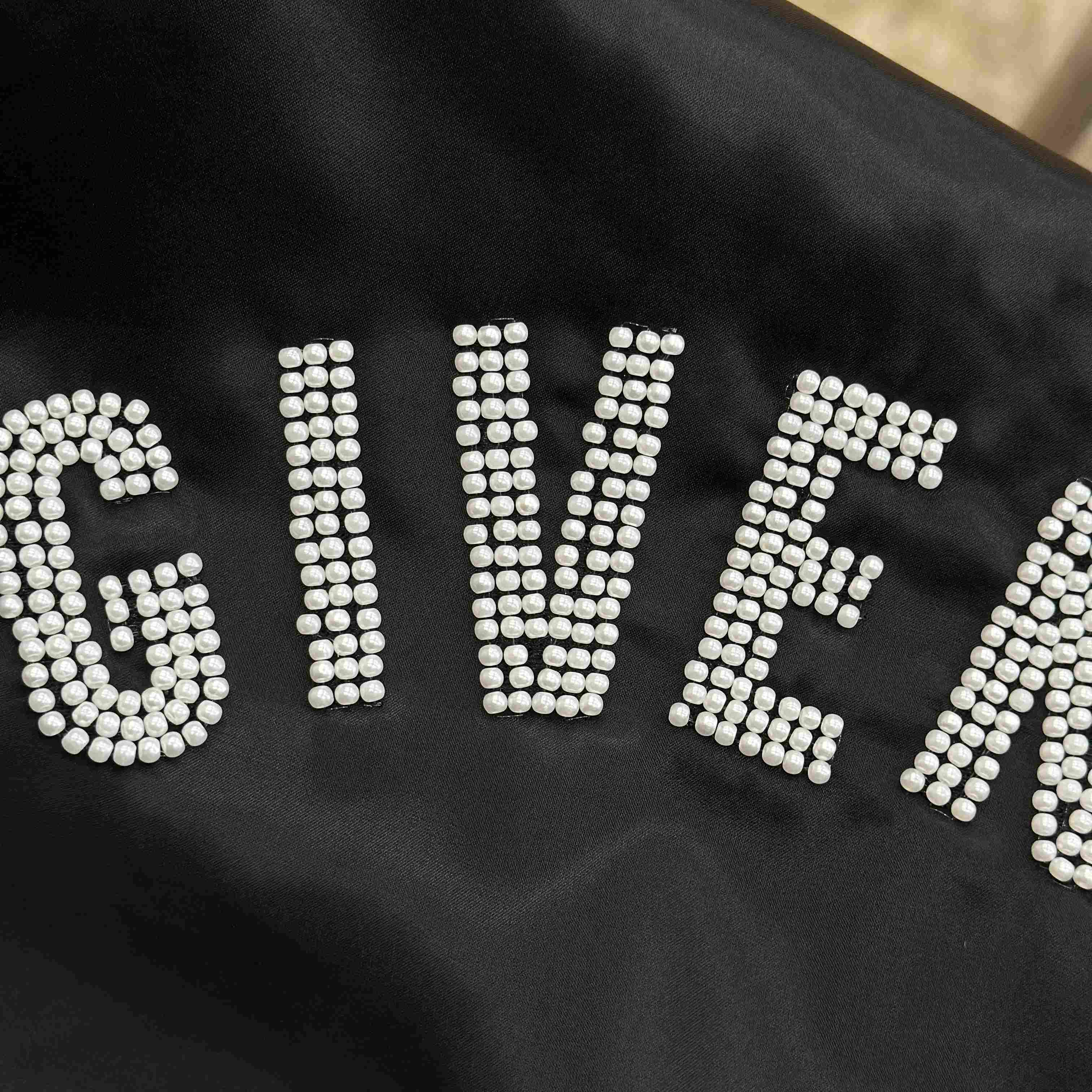 Givenchy Couture Seam Souvenir Jacket With Givenchy Paris Pearls - DesignerGu
