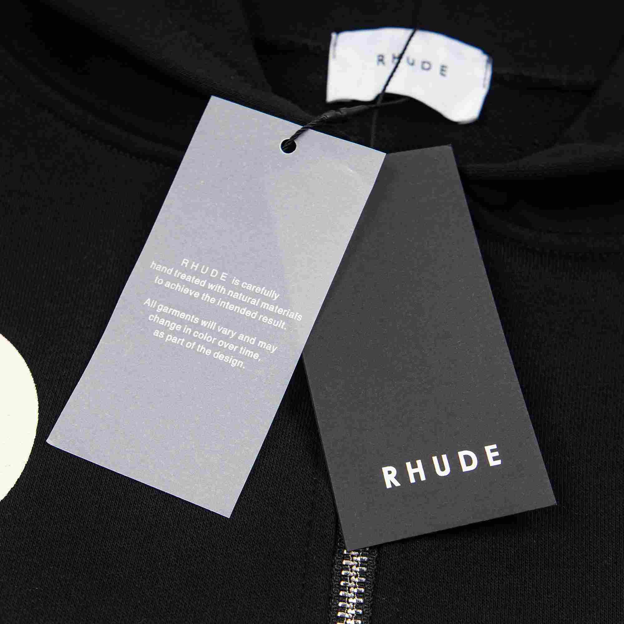 Rhude Eagle Pass Zip-Up Hoodie - DesignerGu
