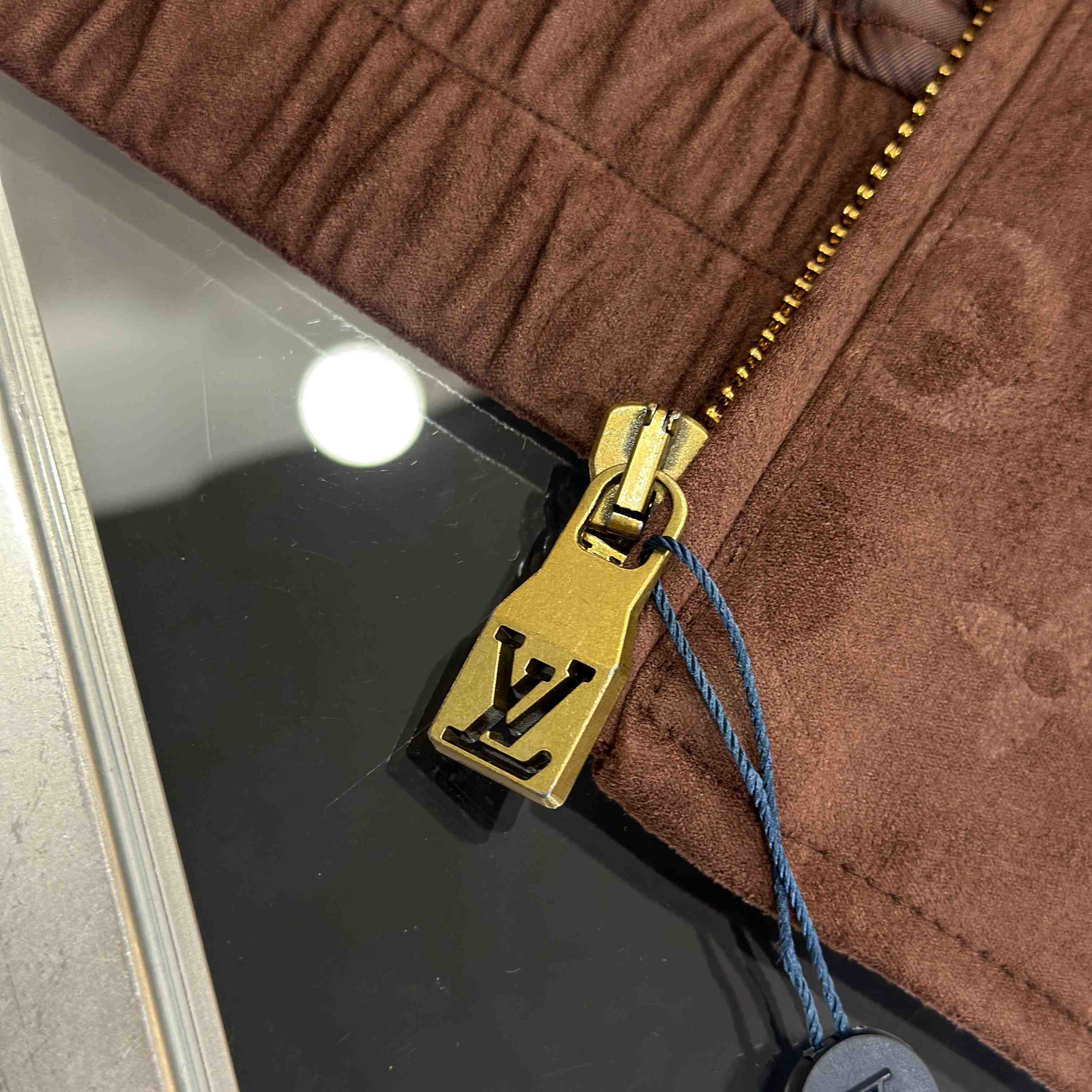 Louis Vuitton Monogram Embossed Suede Hoodie 1AJVJI - DesignerGu