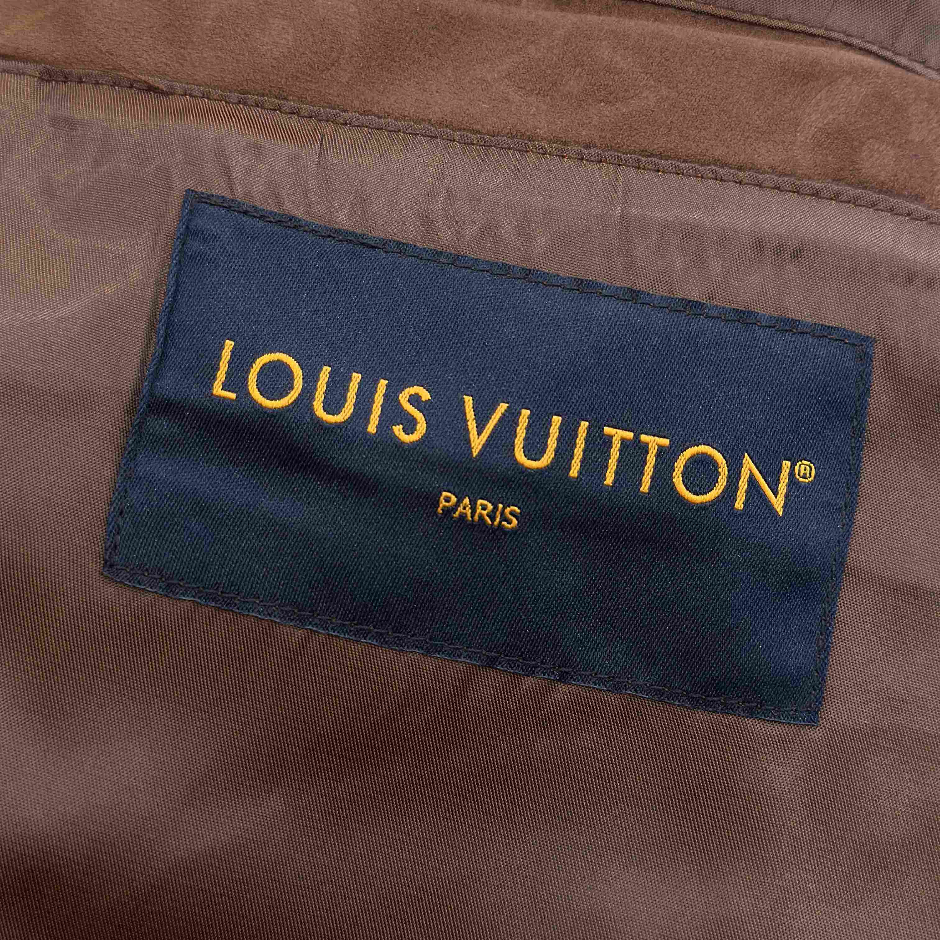 Louis Vuitton Monogram Embossed Suede Hoodie 1AJVJI - DesignerGu