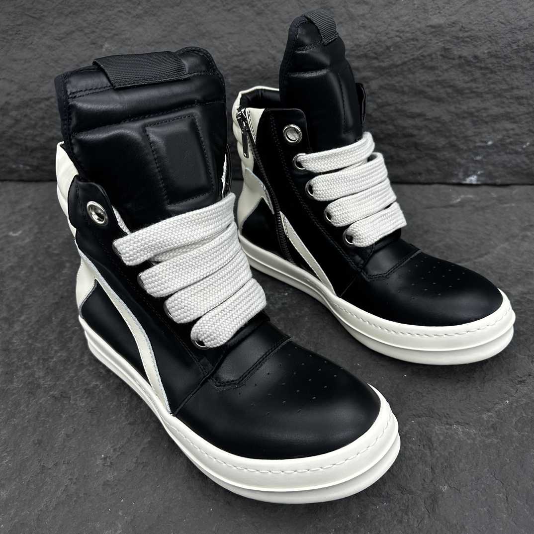 Rick Owens Wmns Geobasket High 'Black Milk' - DesignerGu