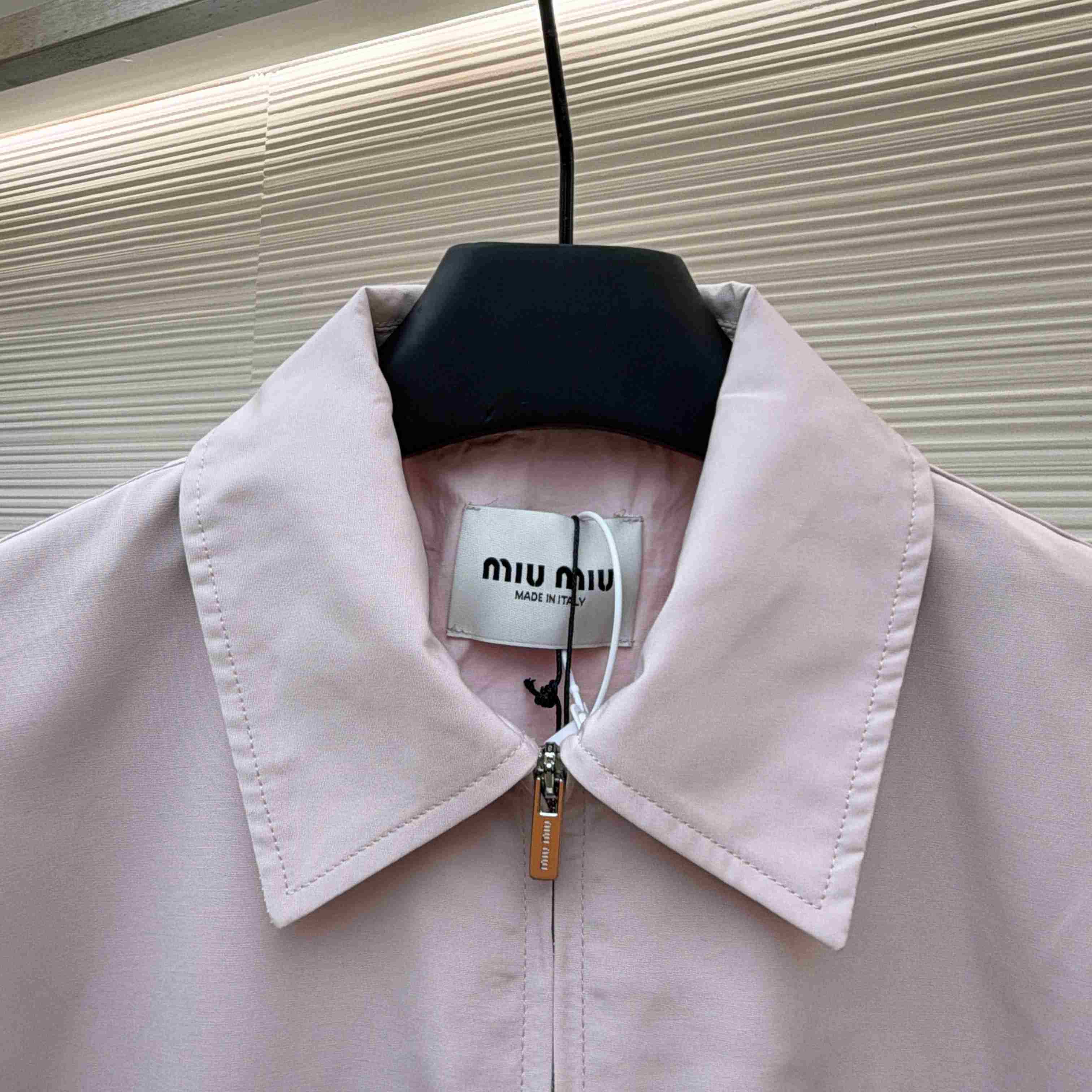 Miu Miu Poplin Blouson Jacket - DesignerGu