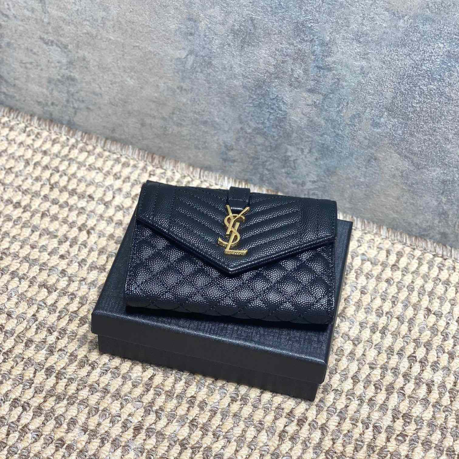 Saint Laurent Small Envelope Wallet - DesignerGu