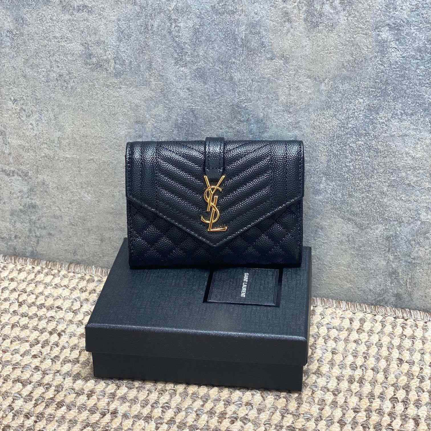 Saint Laurent Small Envelope Wallet - DesignerGu