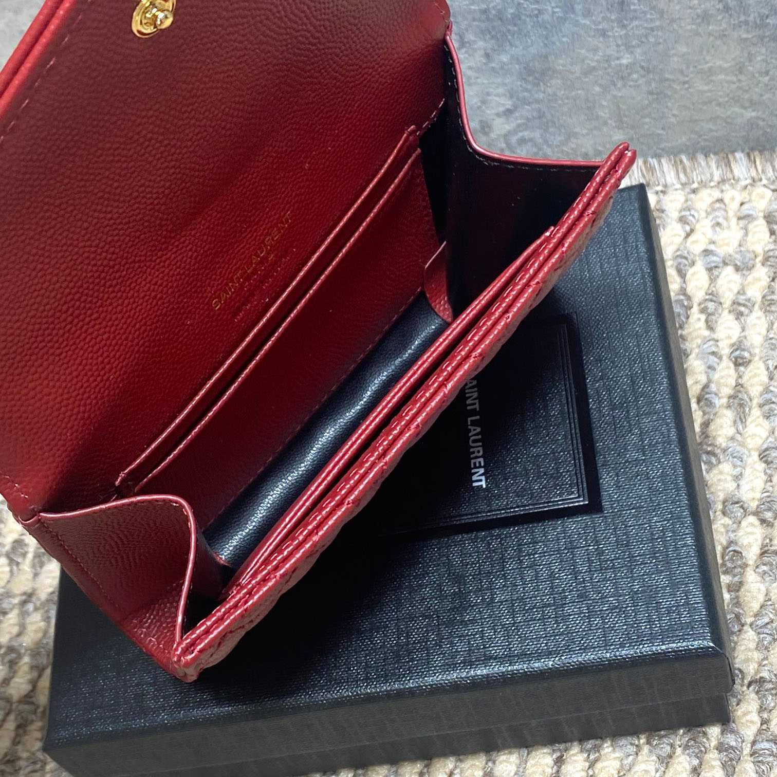 Saint Laurent Small Envelope Wallet - DesignerGu