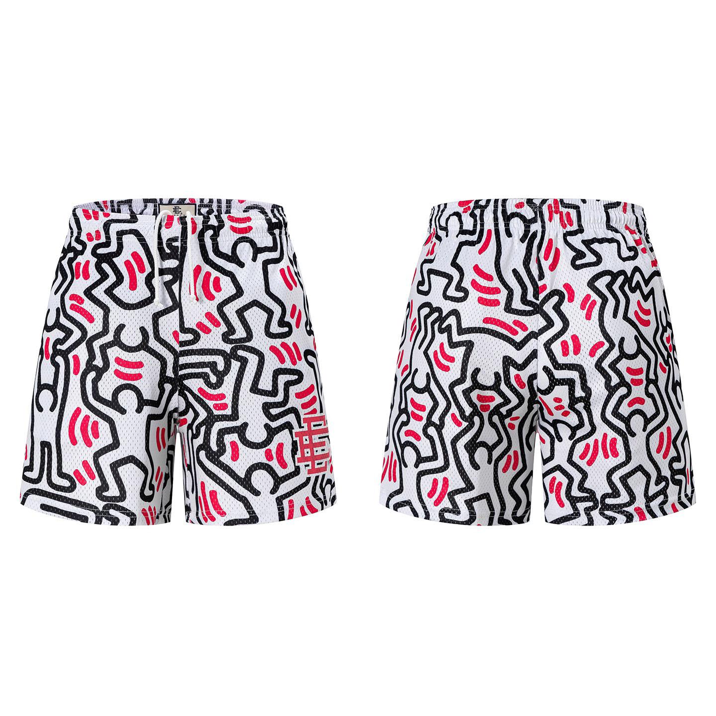 Eric Emanuel EE Keith Haring Shorts - DesignerGu