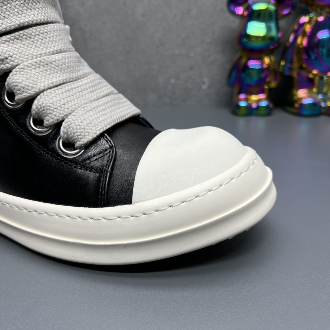 Rick Owens SSENSE Exclusive Black KEMBRA PFAHLER Edition Jumbo Lace Sneakers - DesignerGu
