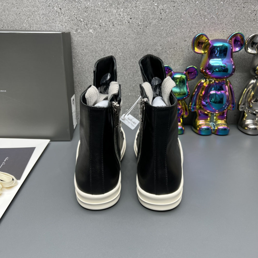 Rick Owens SSENSE Exclusive Black KEMBRA PFAHLER Edition Jumbo Lace Sneakers - DesignerGu