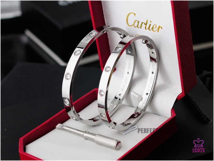 Cartier Love Bracelet Rose Gold With Colorful Stones - DesignerGu