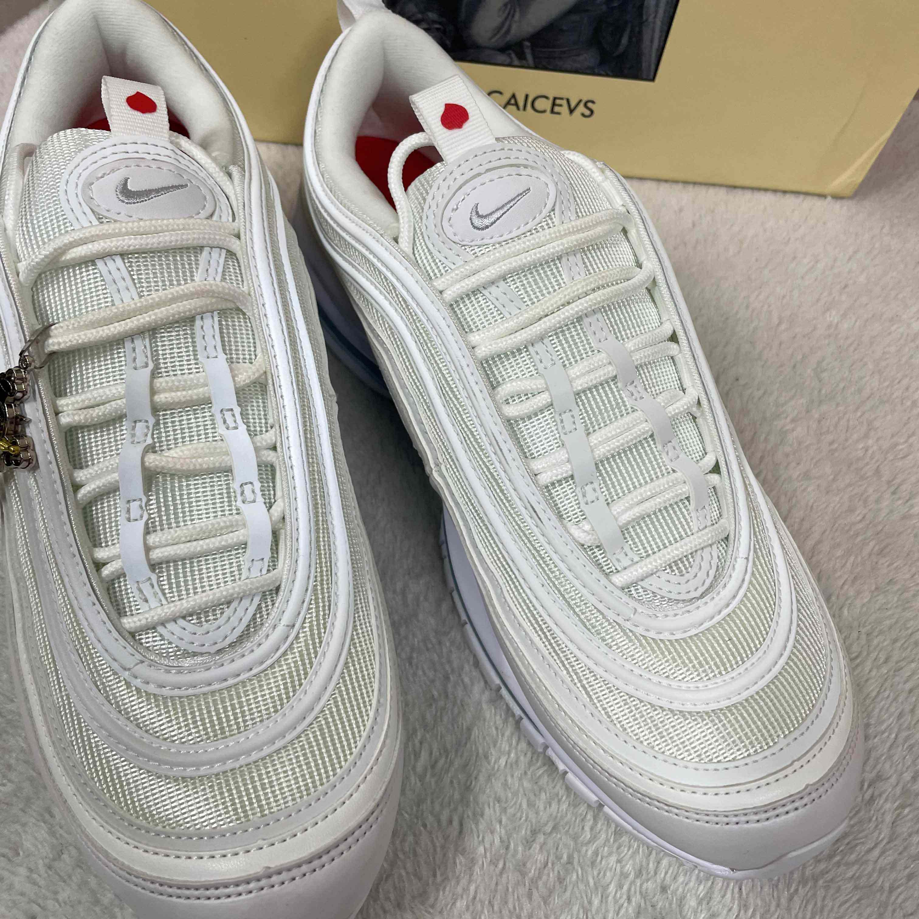 NK Air Max 97 MSCHF x INRI Jesus ShoesSneakers      921826-101 - DesignerGu