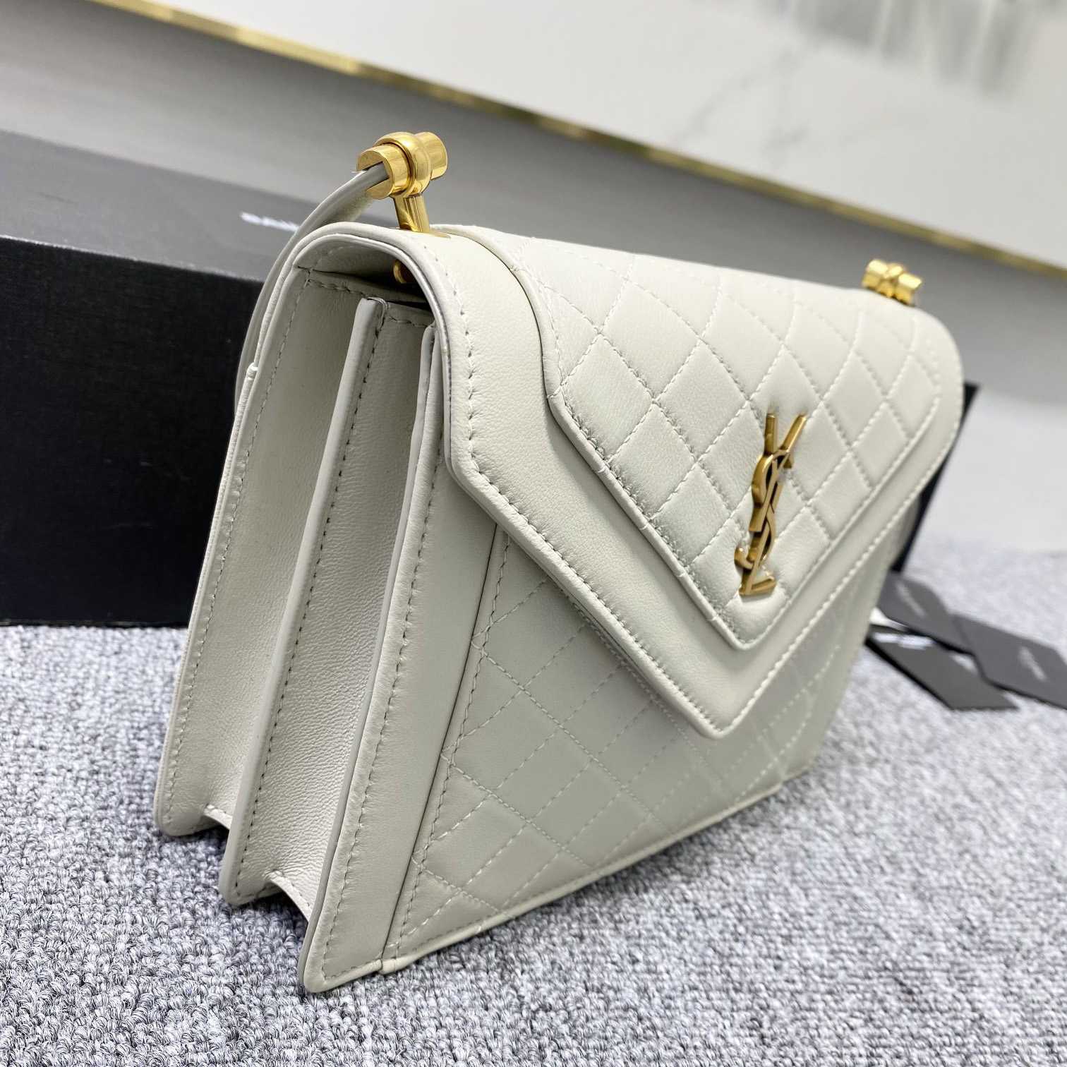 Saint Laurent Gaby Mini Satchel In Quilted Lambskin - DesignerGu