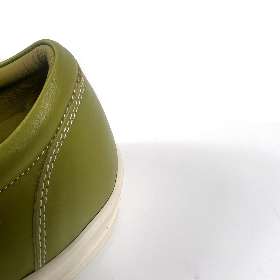 Rick Owens Lido Vintage Leather Sneakers - DesignerGu