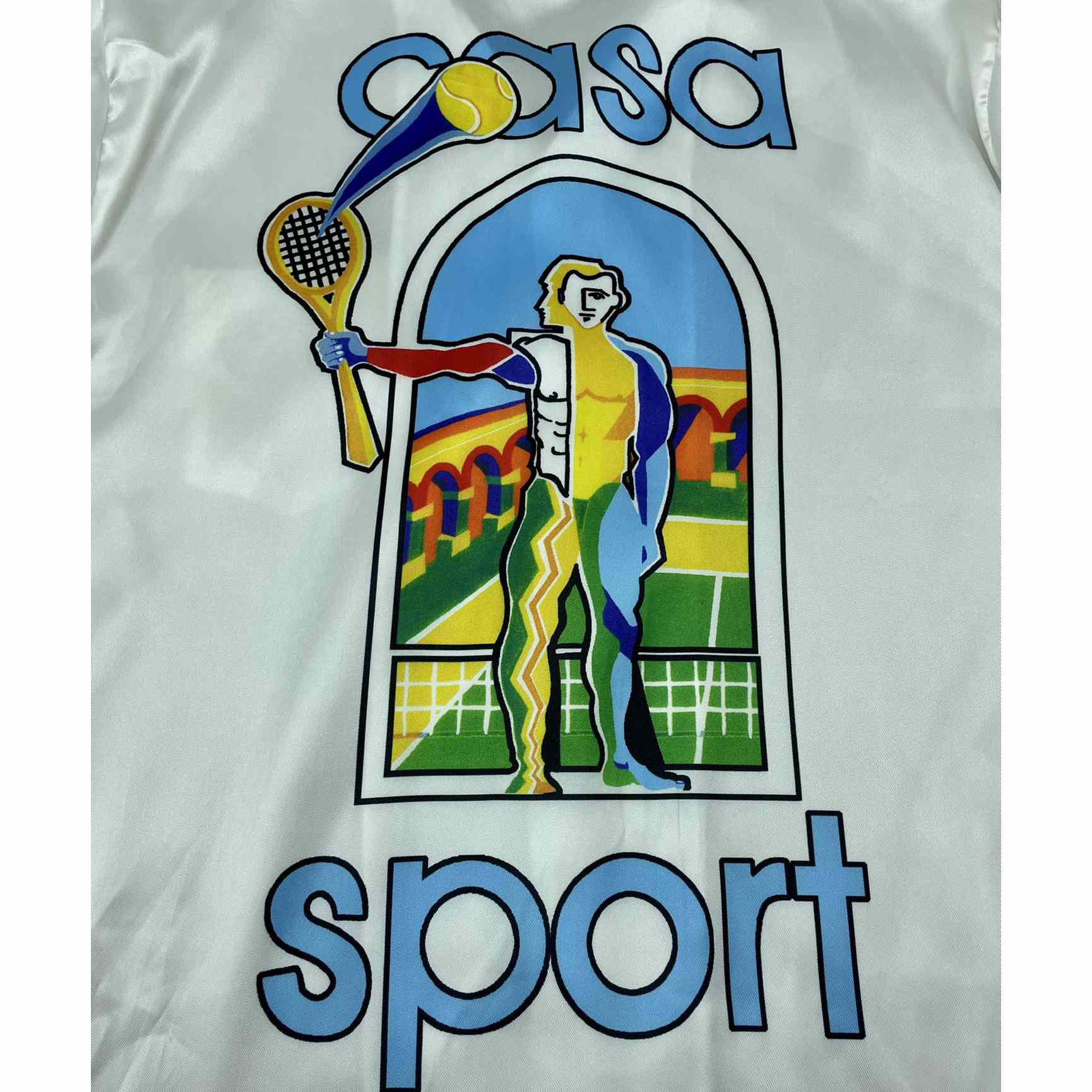 Casablanca Le Jeu Colore Graphic Printed Short-Sleeved Shirt   CA3476 - DesignerGu