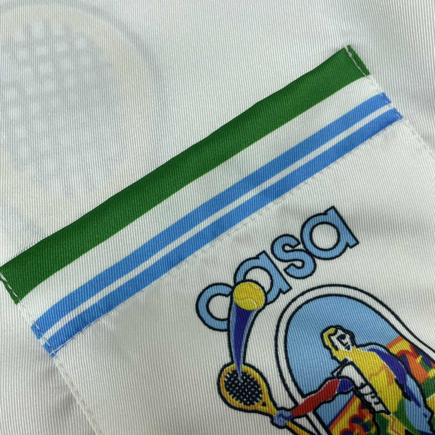 Casablanca Le Jeu Colore Graphic Printed Short-Sleeved Shirt   CA3476 - DesignerGu