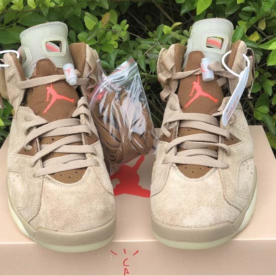Travis Scott x Air Jordan 6    DH0690-200 - DesignerGu