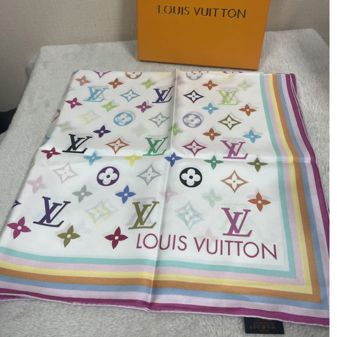 Louis Vuitton LV x TM Monogram Multicolor Square 90  M96095  M94967 - DesignerGu