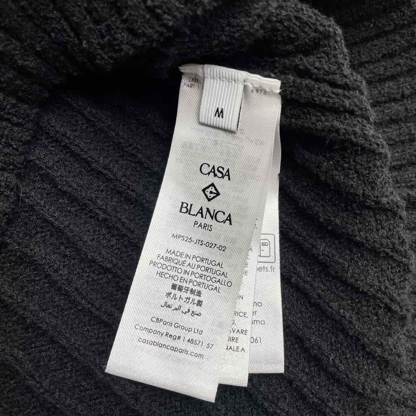 Casablanca Boucle Knit Polo Shirt   D0085 - DesignerGu