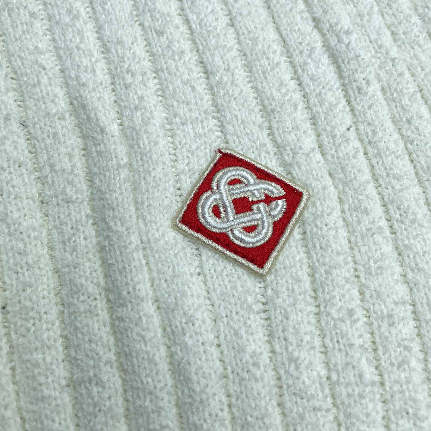 Casablanca Boucle Knit Polo Shirt   D0084 - DesignerGu