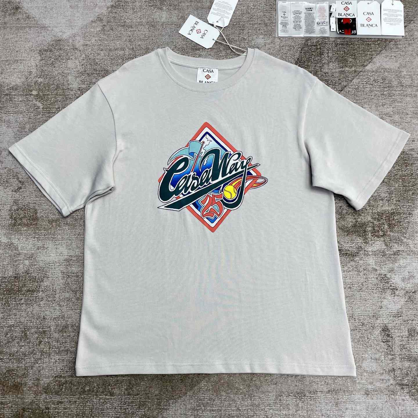 Casablanca Casa Way World Series Printed Tee  C1005 - DesignerGu