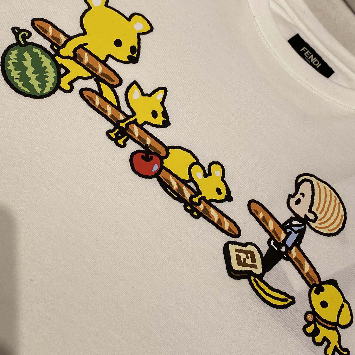 Fendi Silvia And The Baguette T-Shirt - DesignerGu