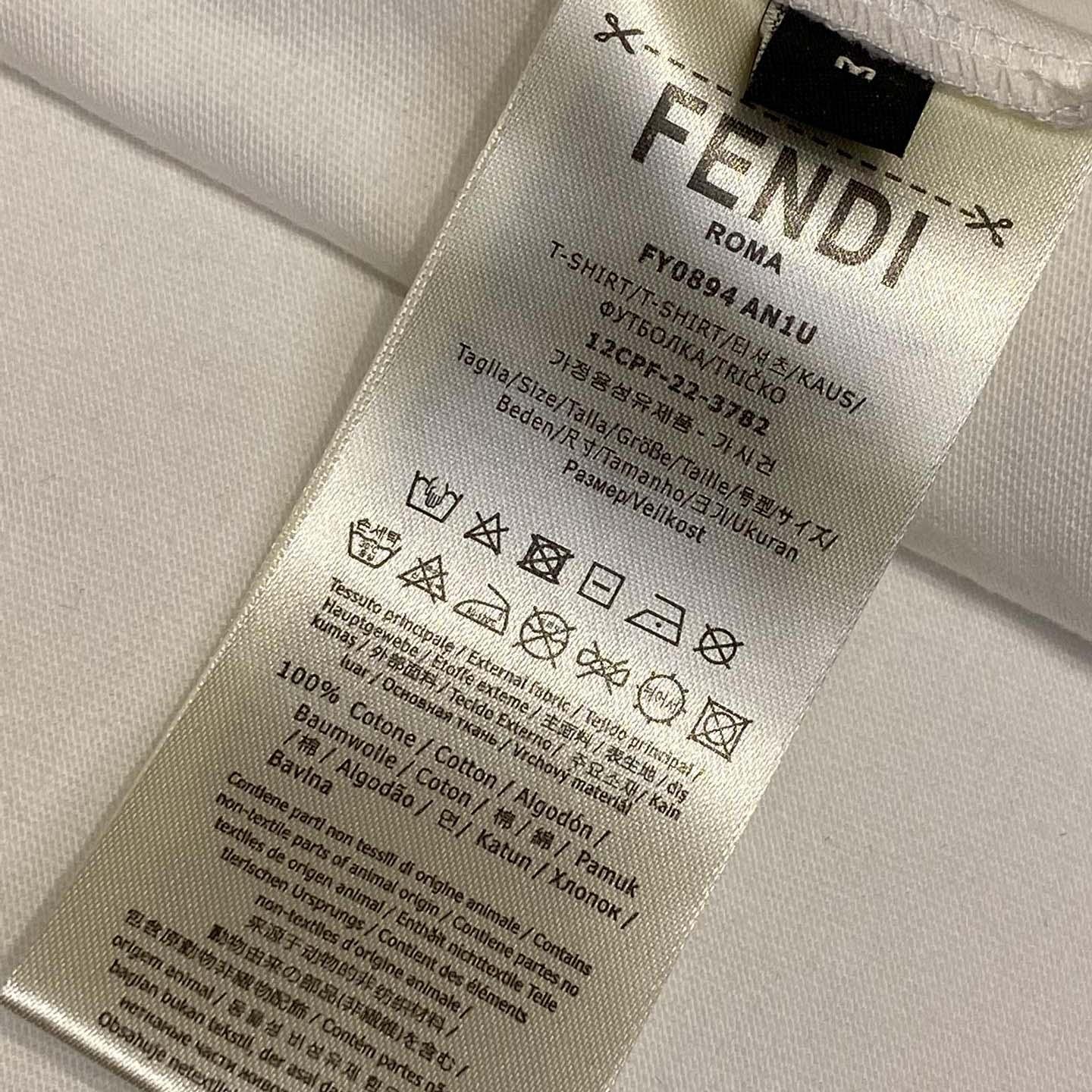 Fendi Silvia And The Baguette T-Shirt - DesignerGu