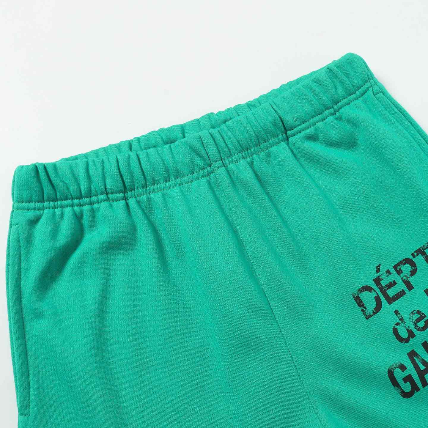 Gallery Dept. Flared Denim-Panelled Logo-Print Cotton-Jersey Sweatpants - DesignerGu