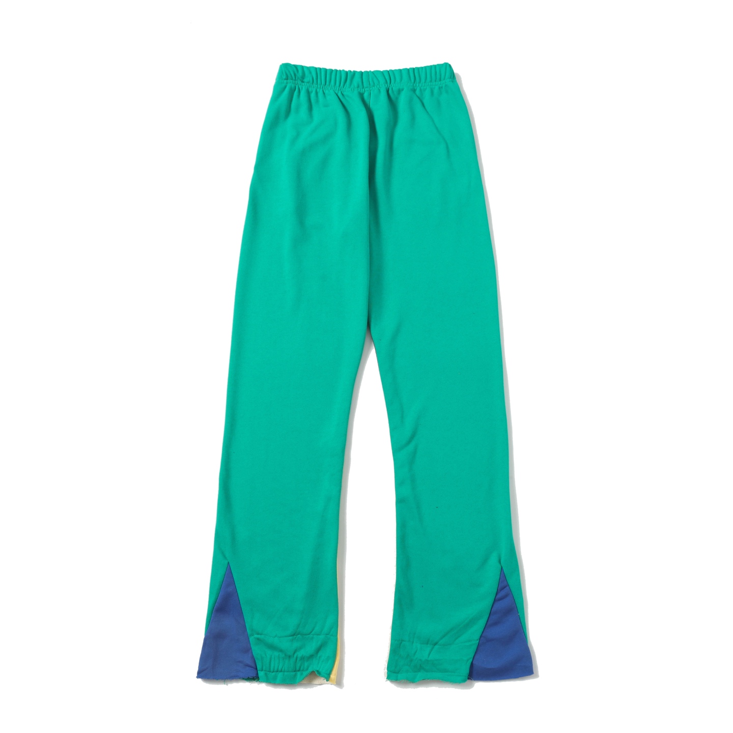 Gallery Dept. Flared Denim-Panelled Logo-Print Cotton-Jersey Sweatpants - DesignerGu