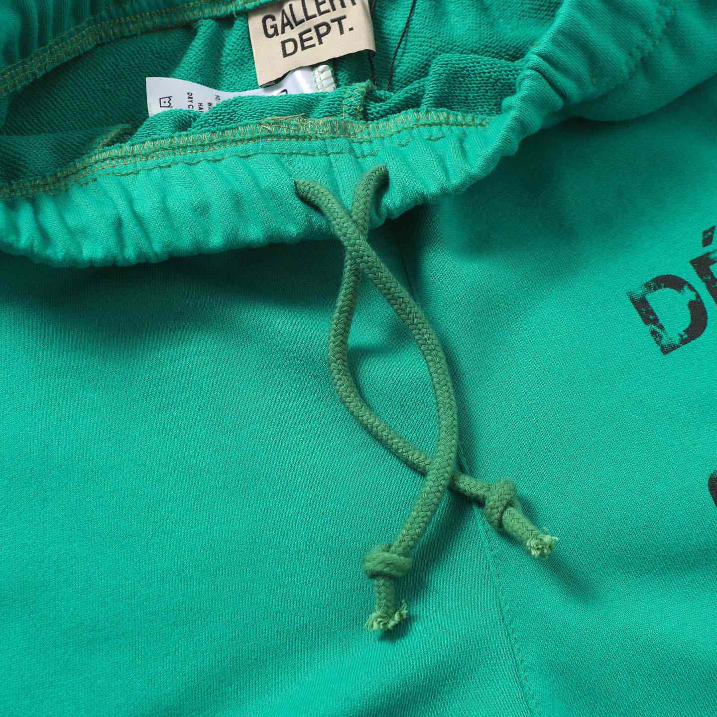 Gallery Dept. Flared Denim-Panelled Logo-Print Cotton-Jersey Sweatpants - DesignerGu