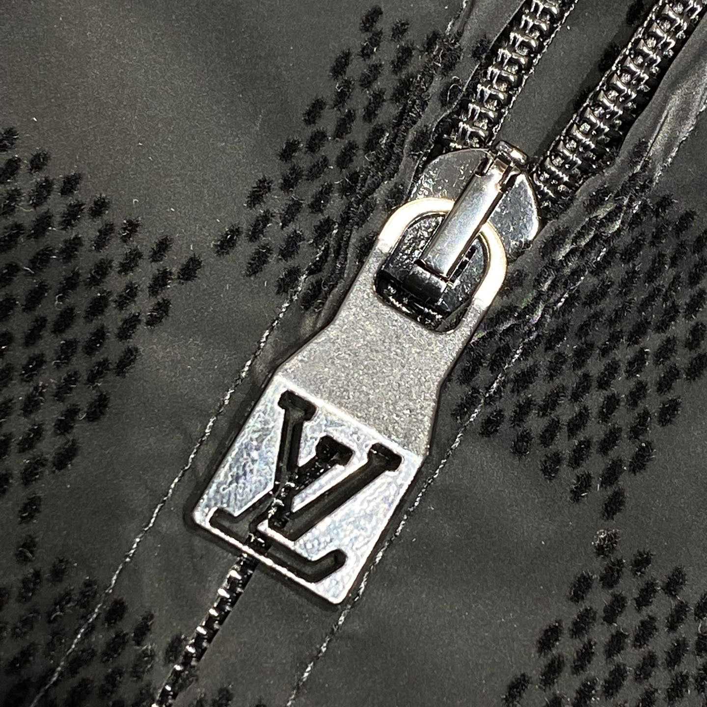 Louis Vuitton Flocked Damier Technical Tracksuit Top   1AHBG1 - DesignerGu