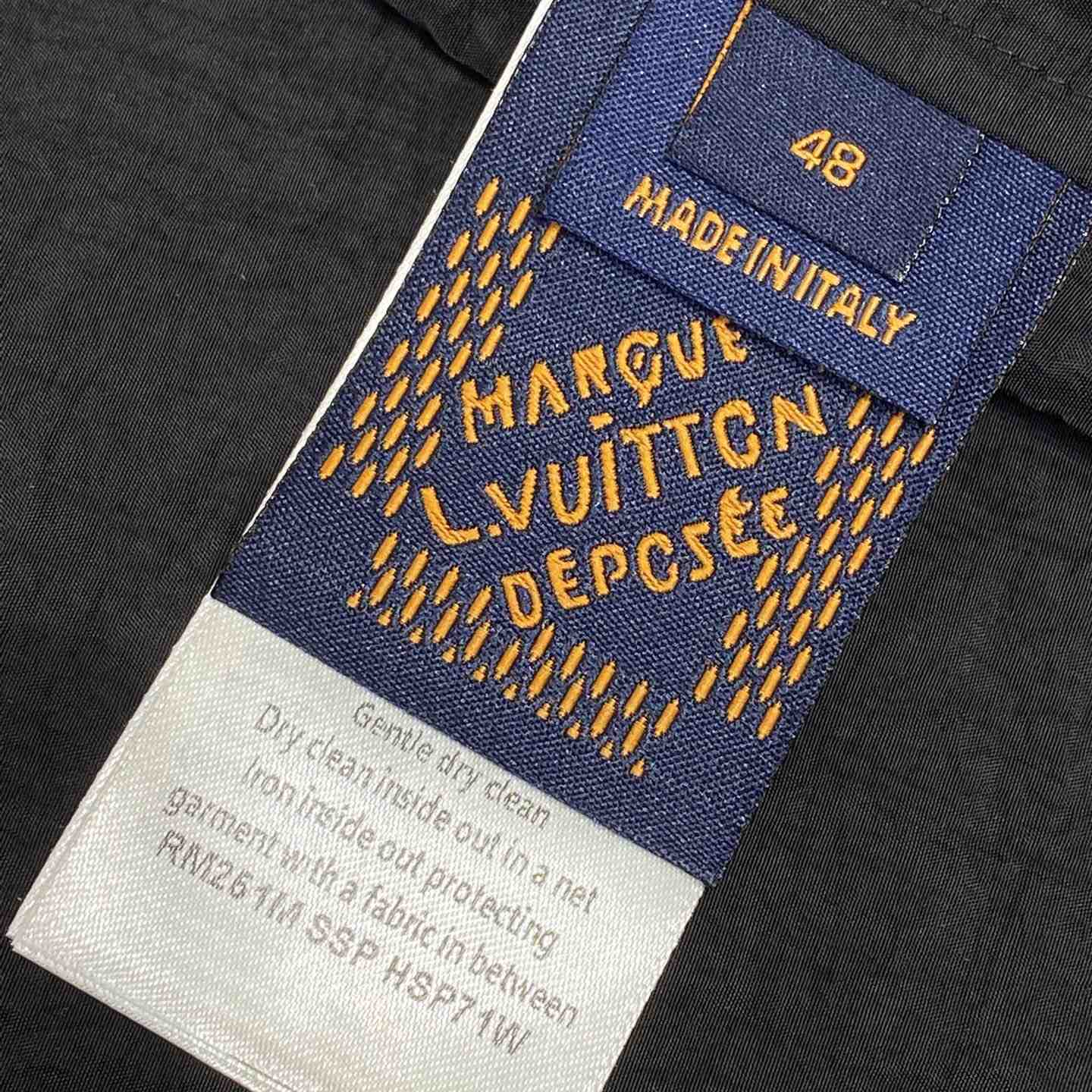 Louis Vuitton Flocked  Monogram Short-Sleeved Shirt - DesignerGu