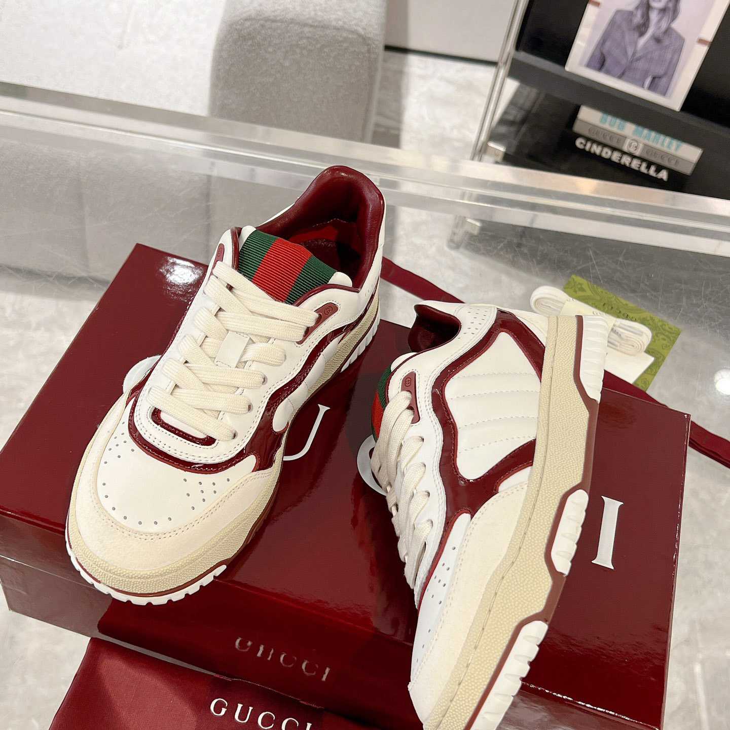 Gucci Re-web Sneaker - DesignerGu