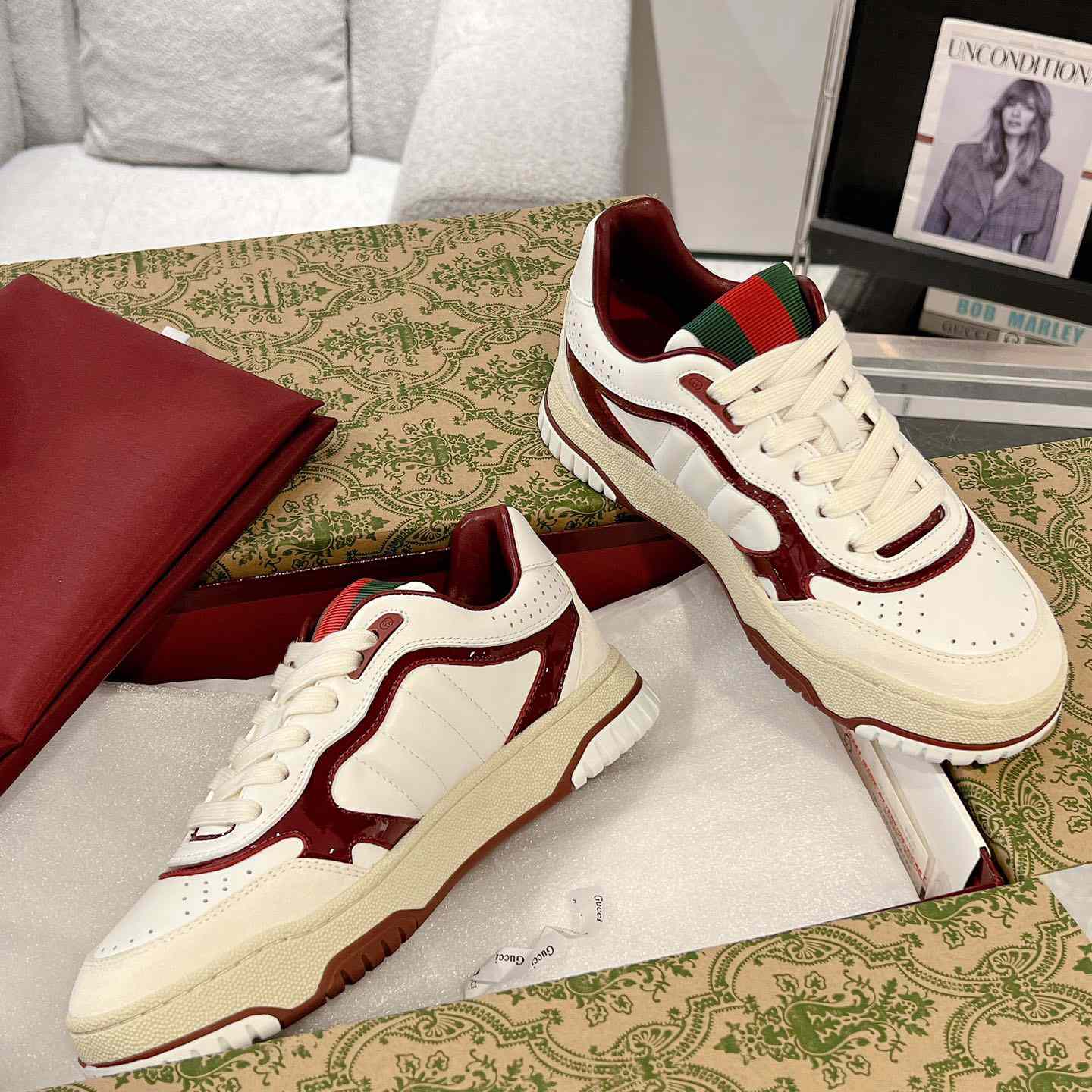 Gucci Re-web Sneaker - DesignerGu