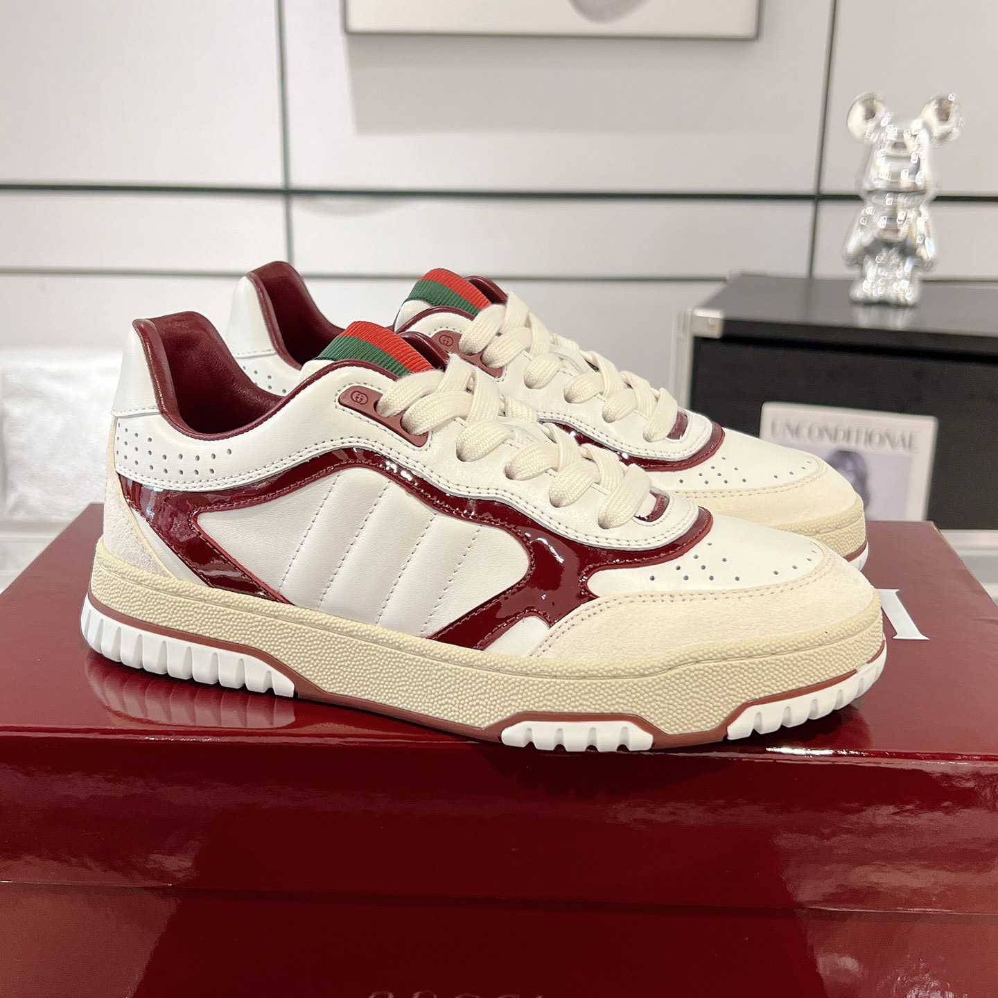 Gucci Re-web Sneaker - DesignerGu