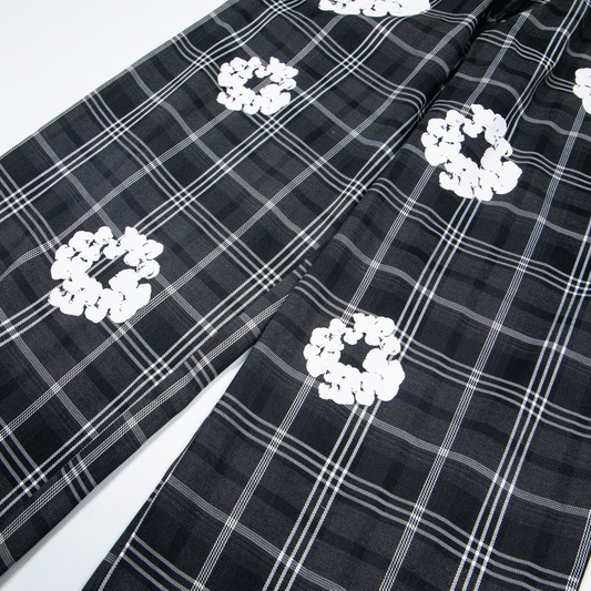 Denim Tears Wreath Pajama Pants 'Grey' - DesignerGu