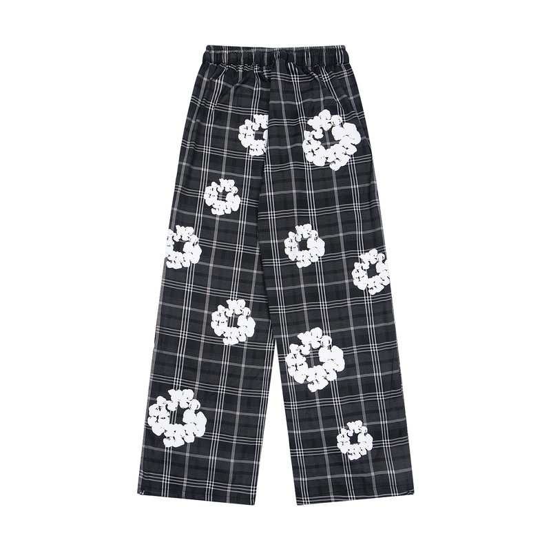 Denim Tears Wreath Pajama Pants 'Grey' - DesignerGu