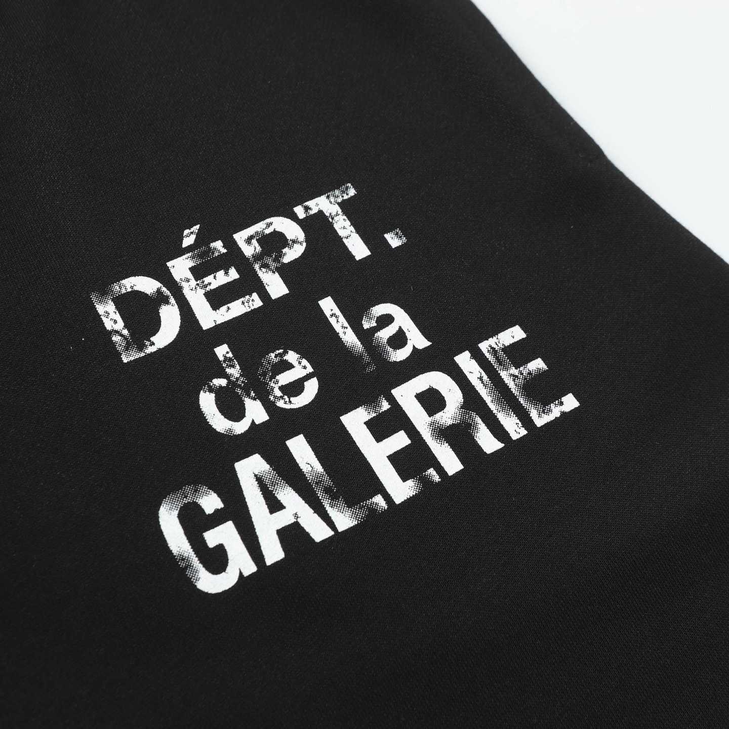 Gallery Dept. Flared Denim-Panelled Logo-Print Cotton-Jersey Sweatpants - DesignerGu
