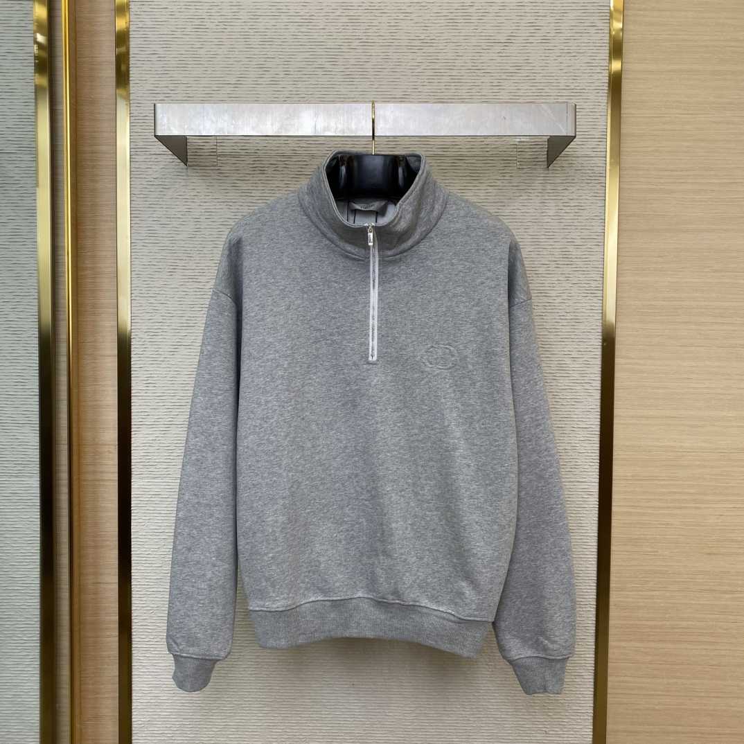 Dior CD Icon Half-Zip Sweatshirt   - DesignerGu