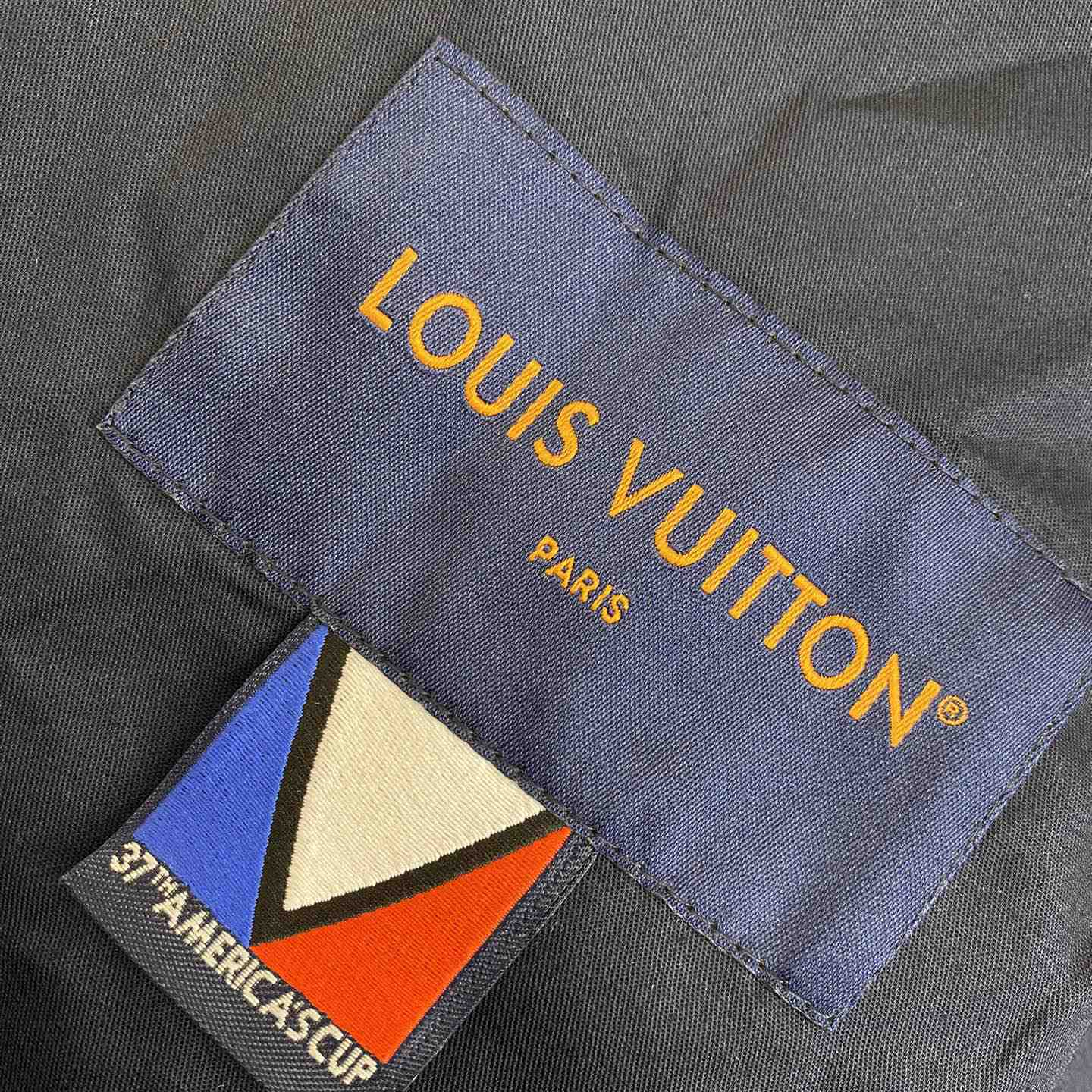 Louis Vuitton Damier Open Collar Cotton Overshirt  1AFVN5 - DesignerGu