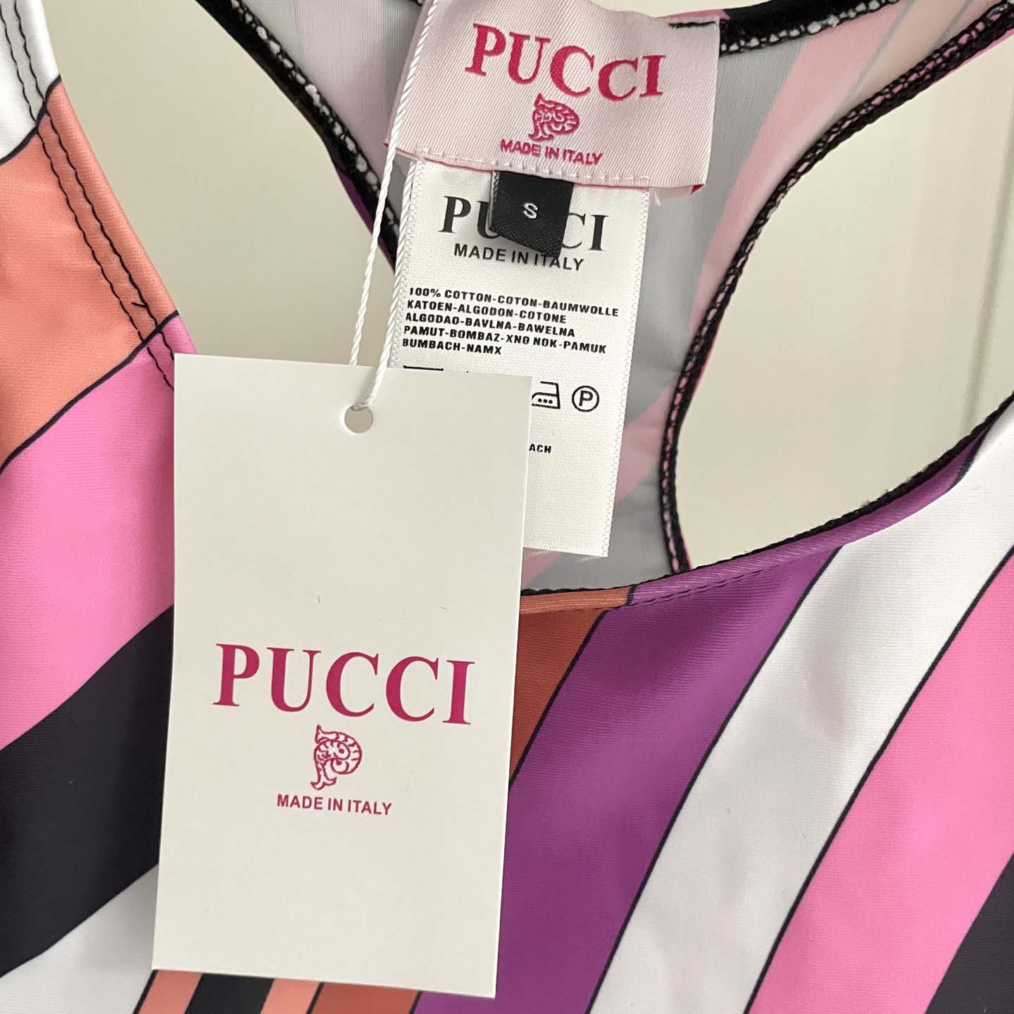 Pucci Iride-Print Crop Top And Leggings  - DesignerGu