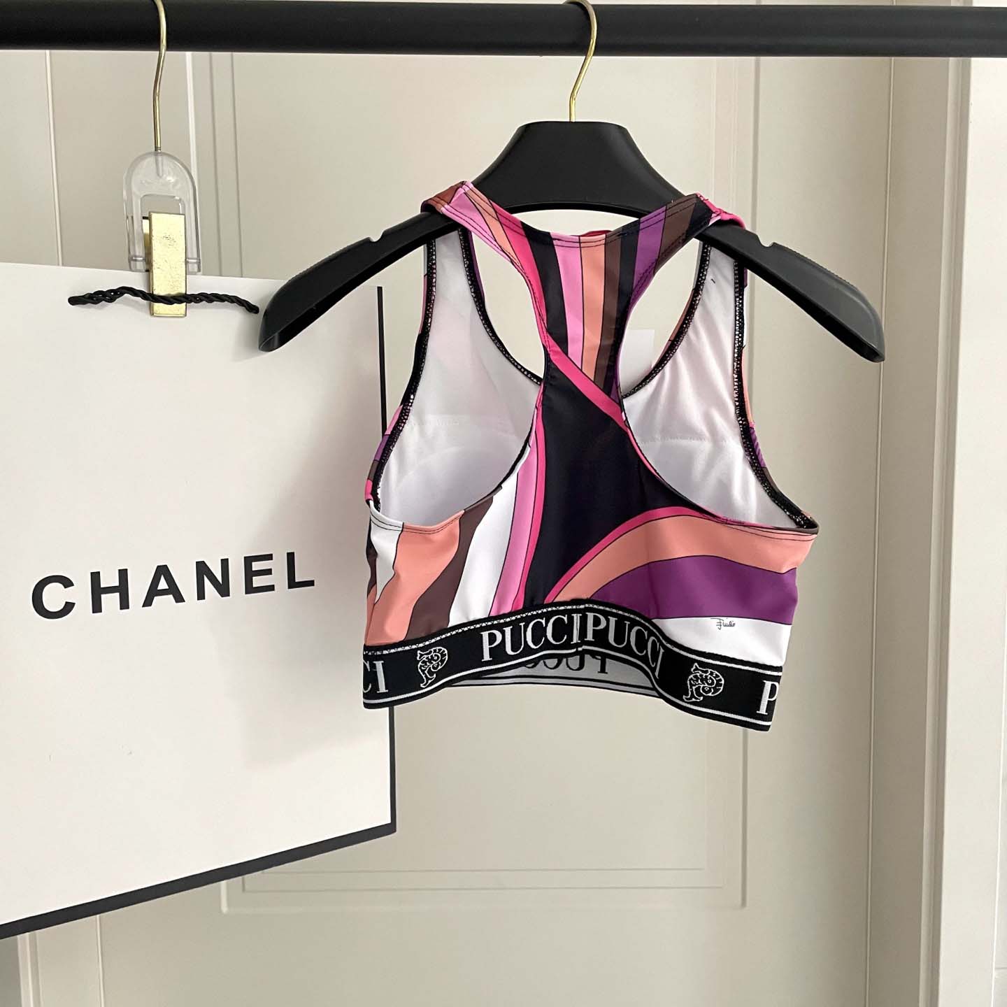 Pucci Iride-Print Crop Top And Leggings  - DesignerGu