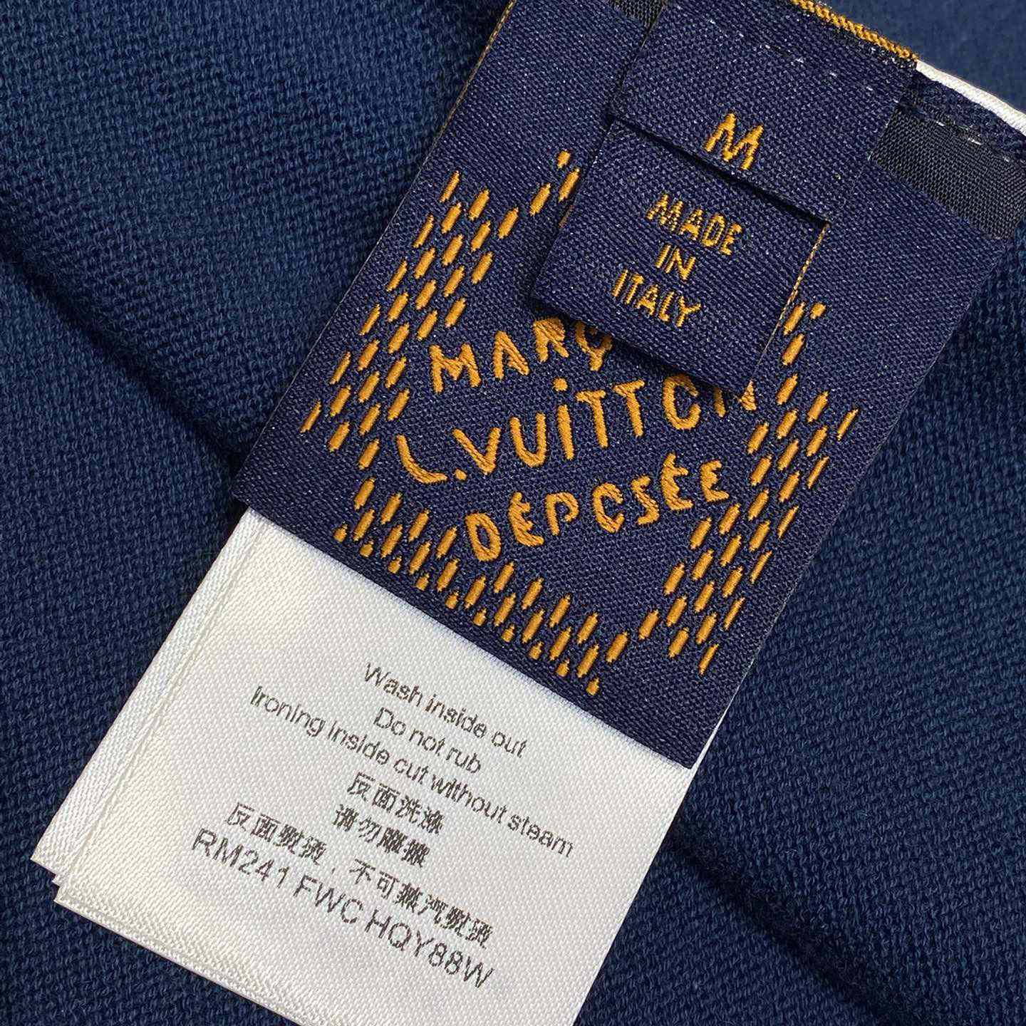 Louis Vuitton Short-Sleeved Cotton Crewneck   - DesignerGu