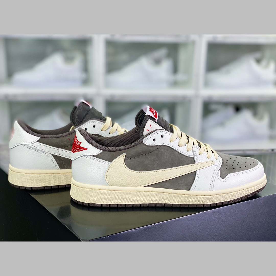 Travis Scott x Air Jordan AJ1 Low OG SP Sneaker    DM7866-162  - DesignerGu