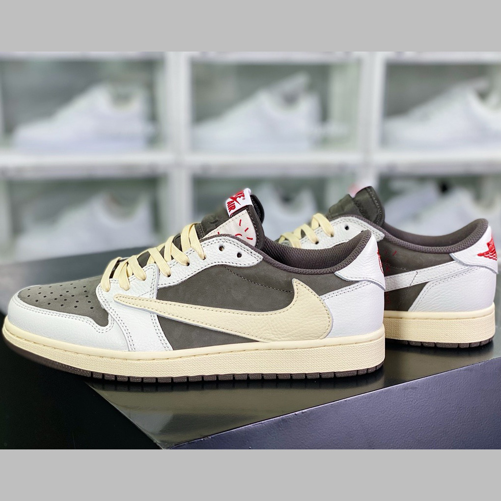 Travis Scott x Air Jordan AJ1 Low OG SP Sneaker    DM7866-162  - DesignerGu