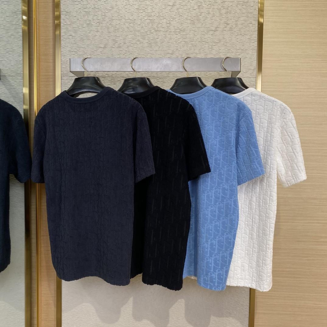 Christian Dior Oblique T-Shirt, Relaxed Fit   - DesignerGu